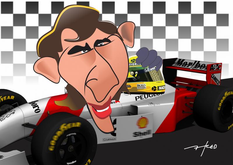 29 years ago the world lost Ayrton Senna | Cartoon Movement
